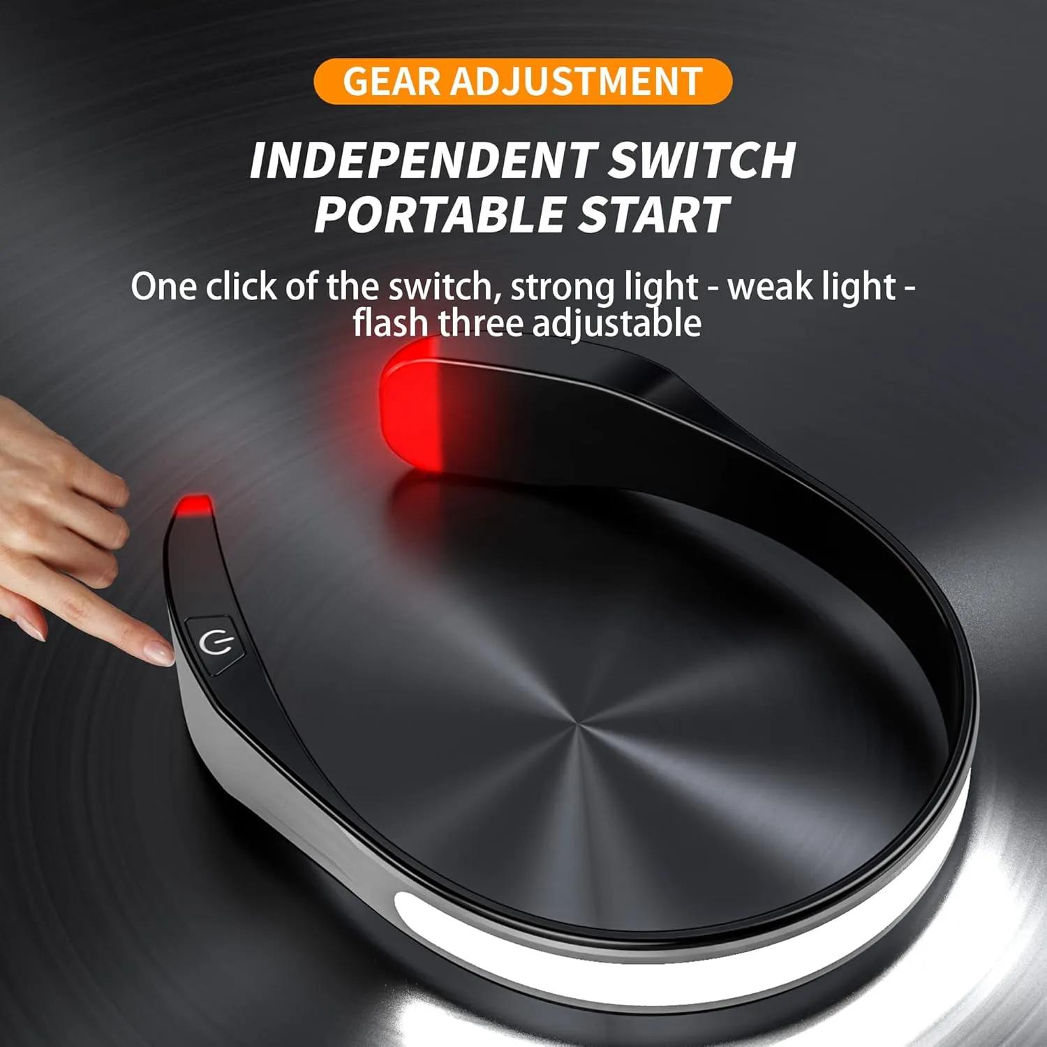 LED Rechargeable Headlamp,Book Light for Reading in Bed, Neck Light,230°Wide Beam Head Lamp for Forehead, Waterproof Super Bright COB Head Light for Camping Running Hiking Repairing