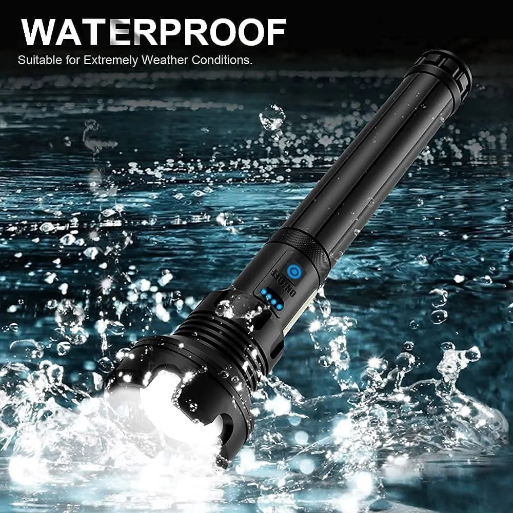 🏠LED Rechargeable Tactical Laser Flashlight
