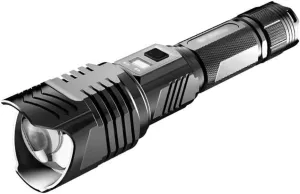 LED Tactical Flashlight, Ultra Bright LED Flashlights, High Lumen, Zoomable, 4 Modes, Water Resistant Flash Light for Camping Accessories, Emergency Gear for hu∩ting, Camping, Emergencies