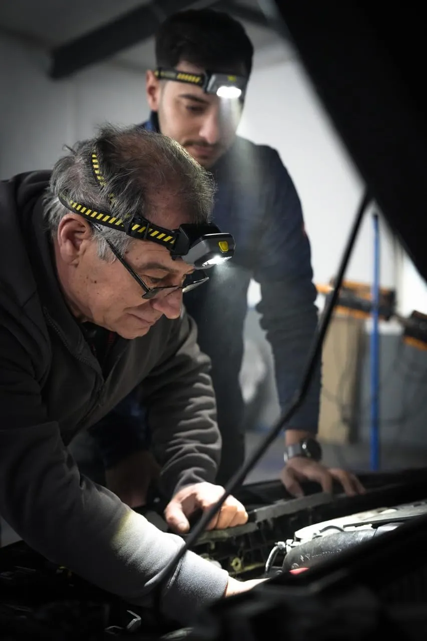 Ledlenser HF6R Work Hands Free, LED Rechargeable Headlamp, Dust and Water Resistant, 800 Lumens, Yellow