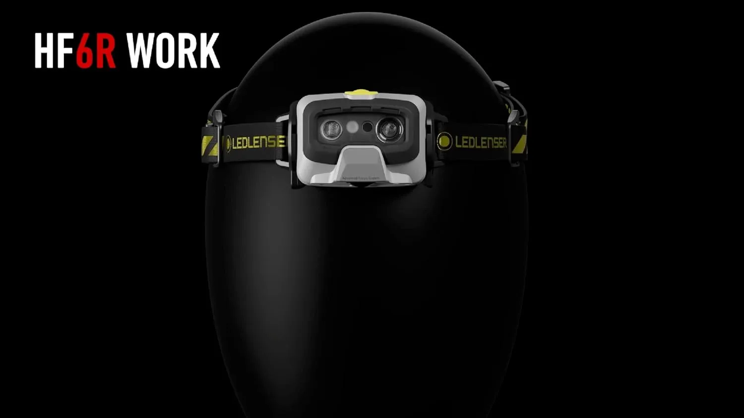 Ledlenser HF6R Work Hands Free, LED Rechargeable Headlamp, Dust and Water Resistant, 800 Lumens, Yellow