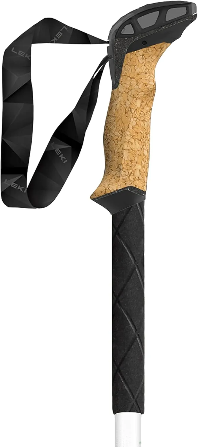 LEKI Cressida Cork Lite Aluminum Adjustable Lightweight Walking Poles for Trekking & Hiking