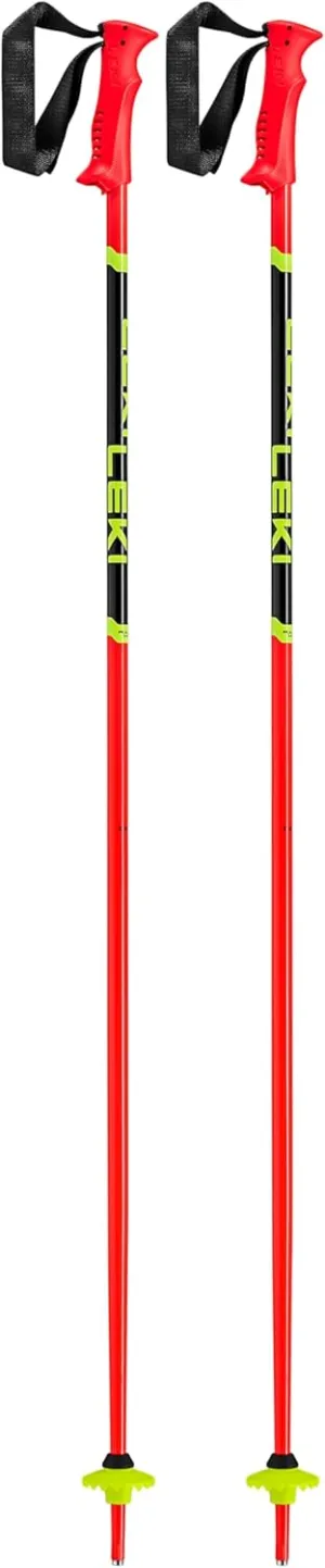 LEKI Kids’ Racing Lightweight Aluminum Ski Poles for Alpine Skiing & Racing
