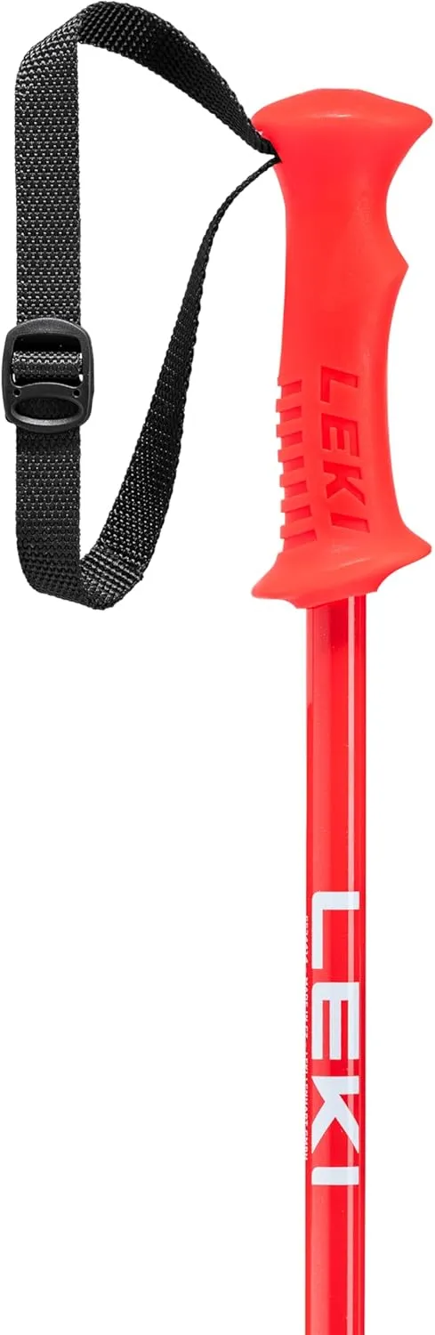 LEKI Kids’ Rider Lightweight Aluminum Ski Poles for Downhill Skiing