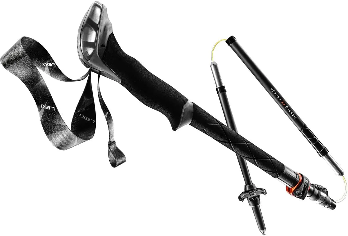 LEKI Makalu FX Carbon Adjustable Lightweight Walking Poles for Trekking & Hiking