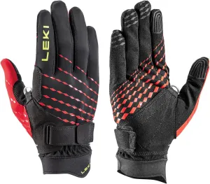 LEKI Ultra Trail Breeze Shark Lightweight Water-Resistant Touchscreen Running Gloves