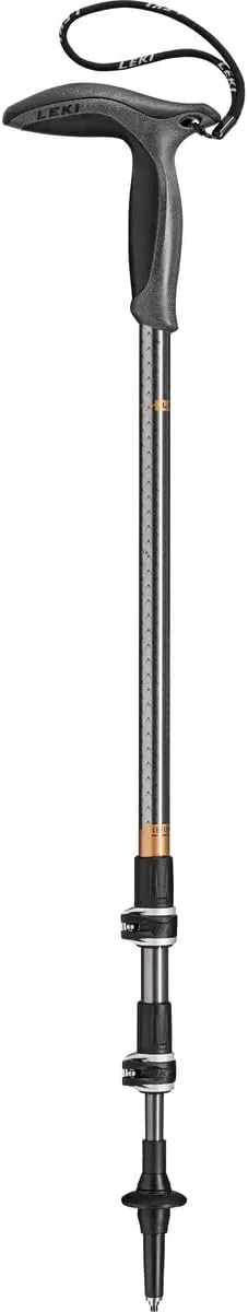 LEKI Wanderfreund Makalu Aluminum Adjustable Lightweight Walking Pole (Single) for Trekking & Hiking