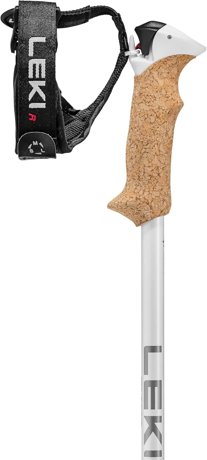 LEKI Women’s Stella S Lightweight Aluminum Ski Poles for Downhill Skiing