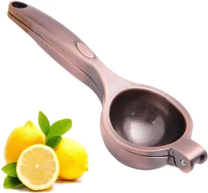 Lemon Squeezer Press Stainless Steel/Lime Juicer Handheld Manual Hand Citrus Press Juicer Metal - 2.7" Extra Large Bowl Heavy Duty Easy to Clean Dishwasher Safe