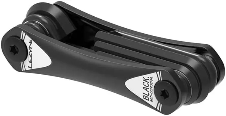 LEZYNE RAP II Bicycle Multi-Tool 24, Anti-Corrosion Bits, Hex 2/2.5/3/4/5/6/8mm, T10/T25/T30, Phillips, Flathead, Chain Breaker, Compact Bike Tool