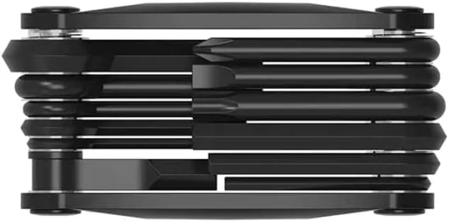 LEZYNE RAP II Bicycle Multi-Tool 24, Anti-Corrosion Bits, Hex 2/2.5/3/4/5/6/8mm, T10/T25/T30, Phillips, Flathead, Chain Breaker, Compact Bike Tool