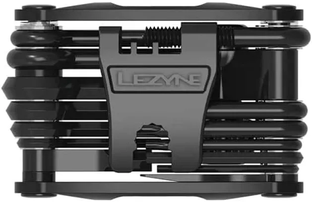 LEZYNE RAP II Bicycle Multi-Tool 24, Anti-Corrosion Bits, Hex 2/2.5/3/4/5/6/8mm, T10/T25/T30, Phillips, Flathead, Chain Breaker, Compact Bike Tool