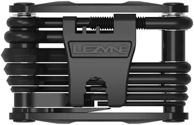 LEZYNE RAP II Bicycle Multi-Tool 24, Anti-Corrosion Bits, Hex 2/2.5/3/4/5/6/8mm, T10/T25/T30, Phillips, Flathead, Chain Breaker, Compact Bike Tool
