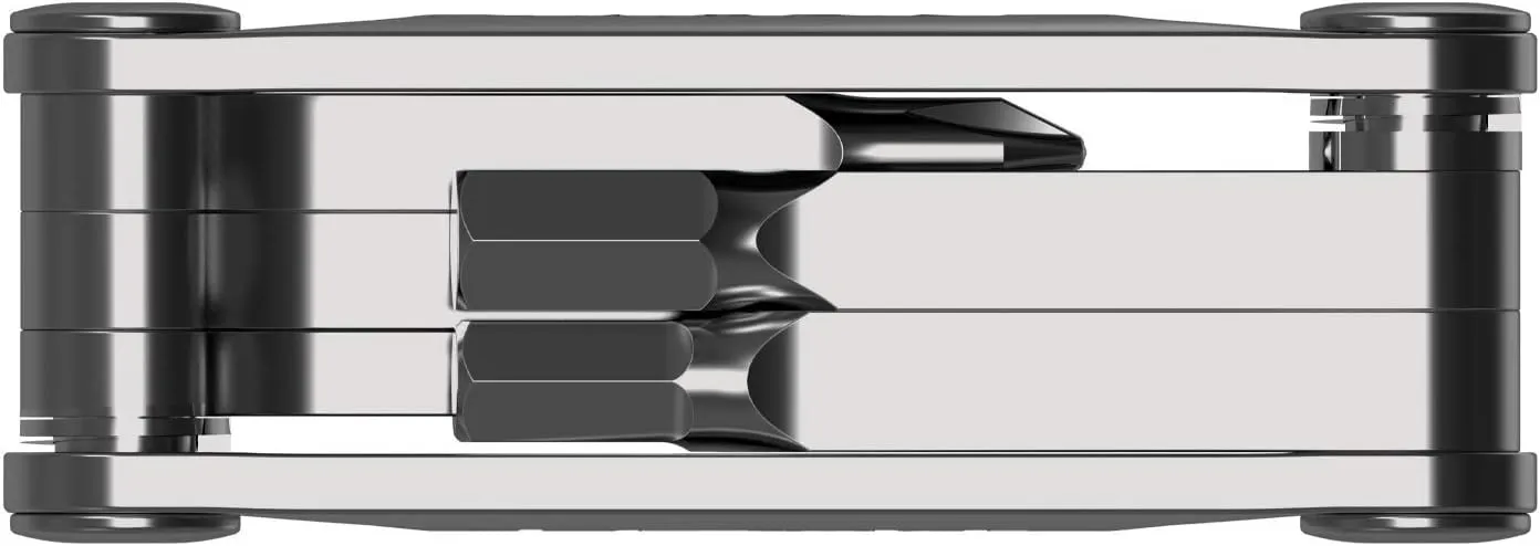 LEZYNE SV PRO 5 Bicycle Multi-Tool, Alloy Side Plates, Stainless Steel Bits, Hex 3/4/5/6mm, Phillips, Compact Bike Tool