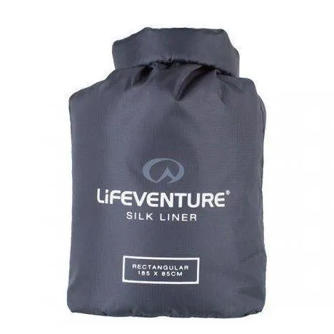 LifeVenture Silk Sleeping Bag Liner - Rectangular