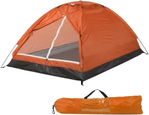 Lightweight 2 Person Camping Tent Durable Fiberglass Construction Camping Tent Two Piece Set Wilderness Camping Canopy for Hiking and Garden Facilitates