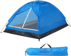 Lightweight 2 Person Camping Tent Durable Fiberglass Construction Camping Tent Two Piece Set Wilderness Camping Canopy for Hiking and Garden Facilitates
