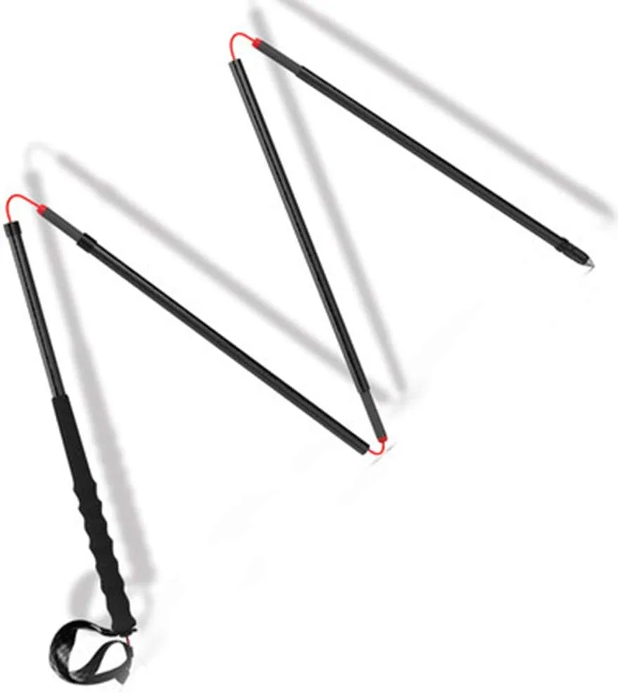 Lightweight Collapsible Carbon Fiber Trekking Poles-2 Pack Strong Folding Best Walking Stick,Anti-Shock Extendable Hiking Pole for Camping, Mountainin (2pc Pack 105cm)