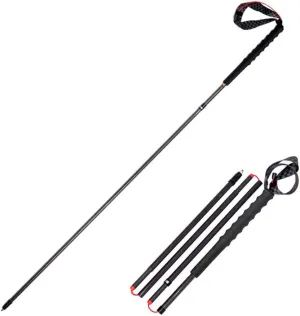 Lightweight Collapsible Carbon Fiber Trekking Poles-2 Pack Strong Folding Best Walking Stick,Anti-Shock Extendable Hiking Pole for Camping, Mountainin (2pc Pack 105cm)