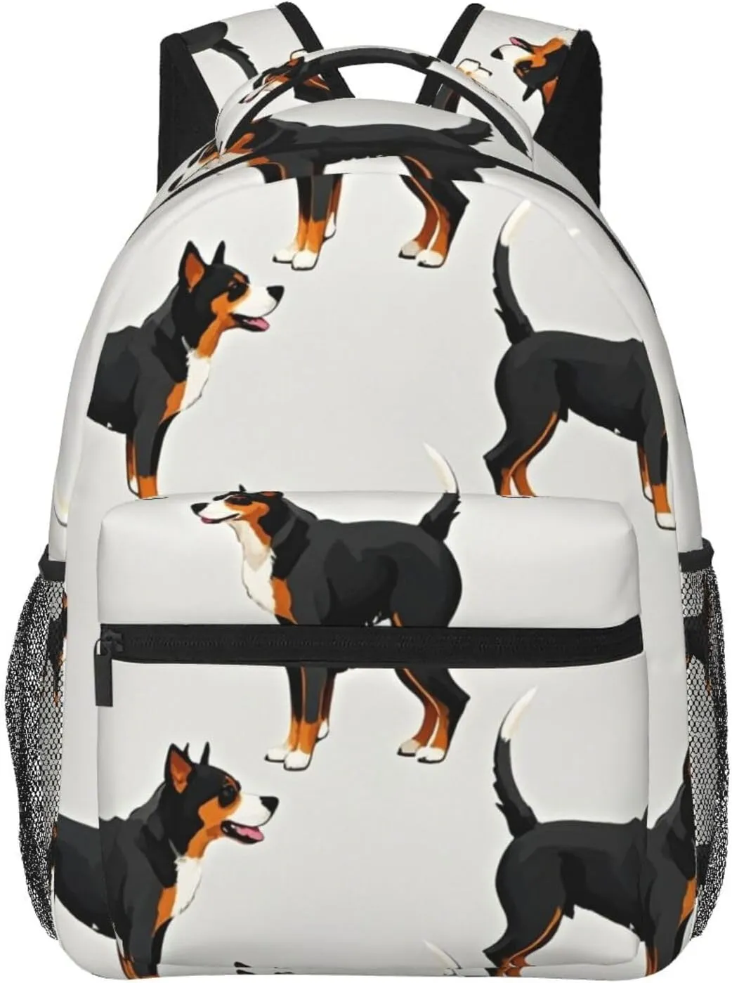 Lightweight Daypack Backpack for Trekking Work Running - Big Capacity Multipurpose Anti-Theft Bookbag, Dog Lovers Art Business Computer Bag