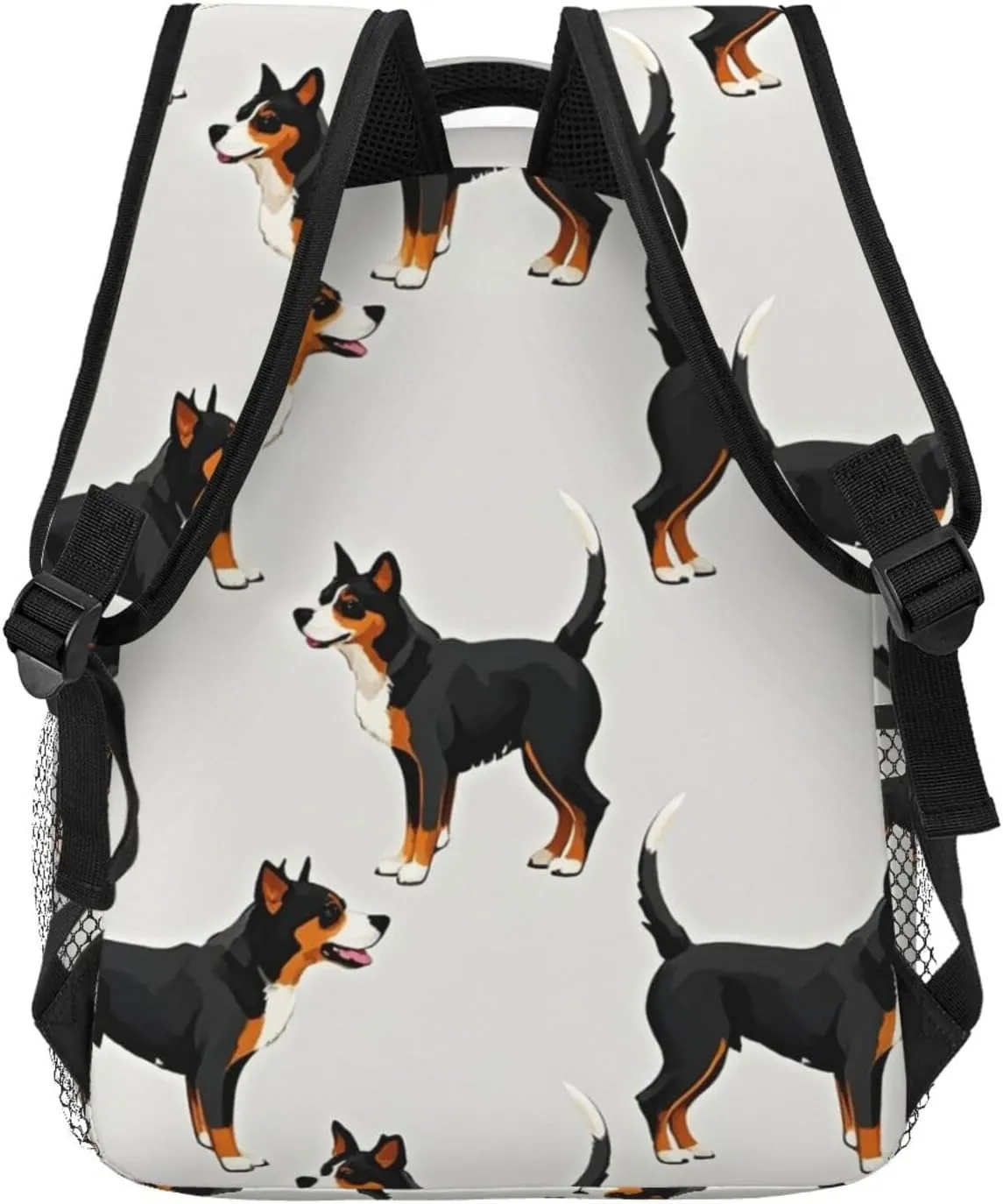 Lightweight Daypack Backpack for Trekking Work Running - Big Capacity Multipurpose Anti-Theft Bookbag, Dog Lovers Art Business Computer Bag