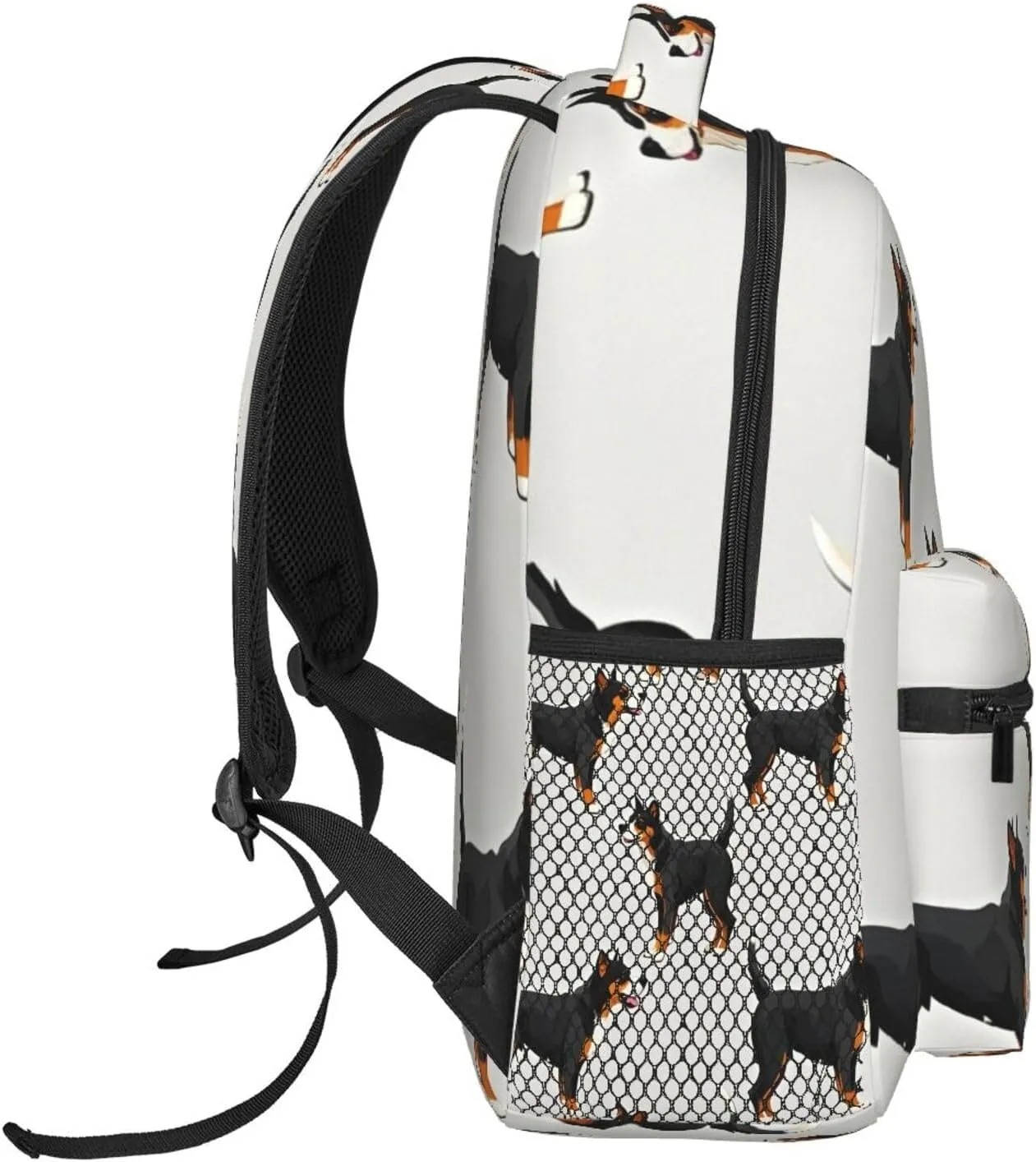 Lightweight Daypack Backpack for Trekking Work Running - Big Capacity Multipurpose Anti-Theft Bookbag, Dog Lovers Art Business Computer Bag