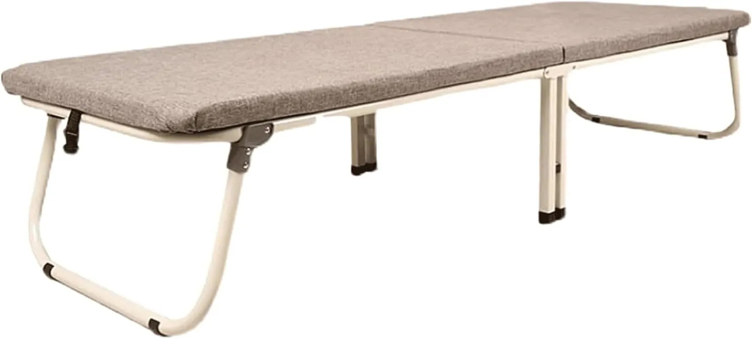 Lightweight Folding Bed Portable Foldable Camping Bed for Adults Breathable Foldable Bed Easy to Move Folding Camping Cot