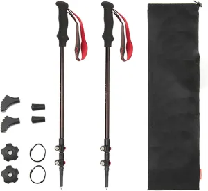 Lightweight Hiking Trekking Poles, Retractable Trekking Trekking Poles, Earthquake-Resistant and Strong Trekking Poles