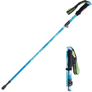 Lightweight Trekking Poles, Adjustable Length Outdoor Trekking Poles, Strong Earthquake-Resistant Trekking Poles with Soft Non-Slip Handles (Sky Blue)
