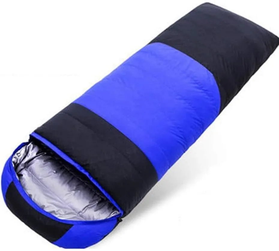Lightweight Waterproof Camping Sleeping Bag for Adults & Kids, Envelope Style for Spring & Autumn