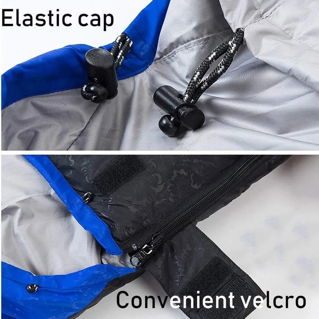 Lightweight Waterproof Camping Sleeping Bag for Adults & Kids, Envelope Style for Spring & Autumn