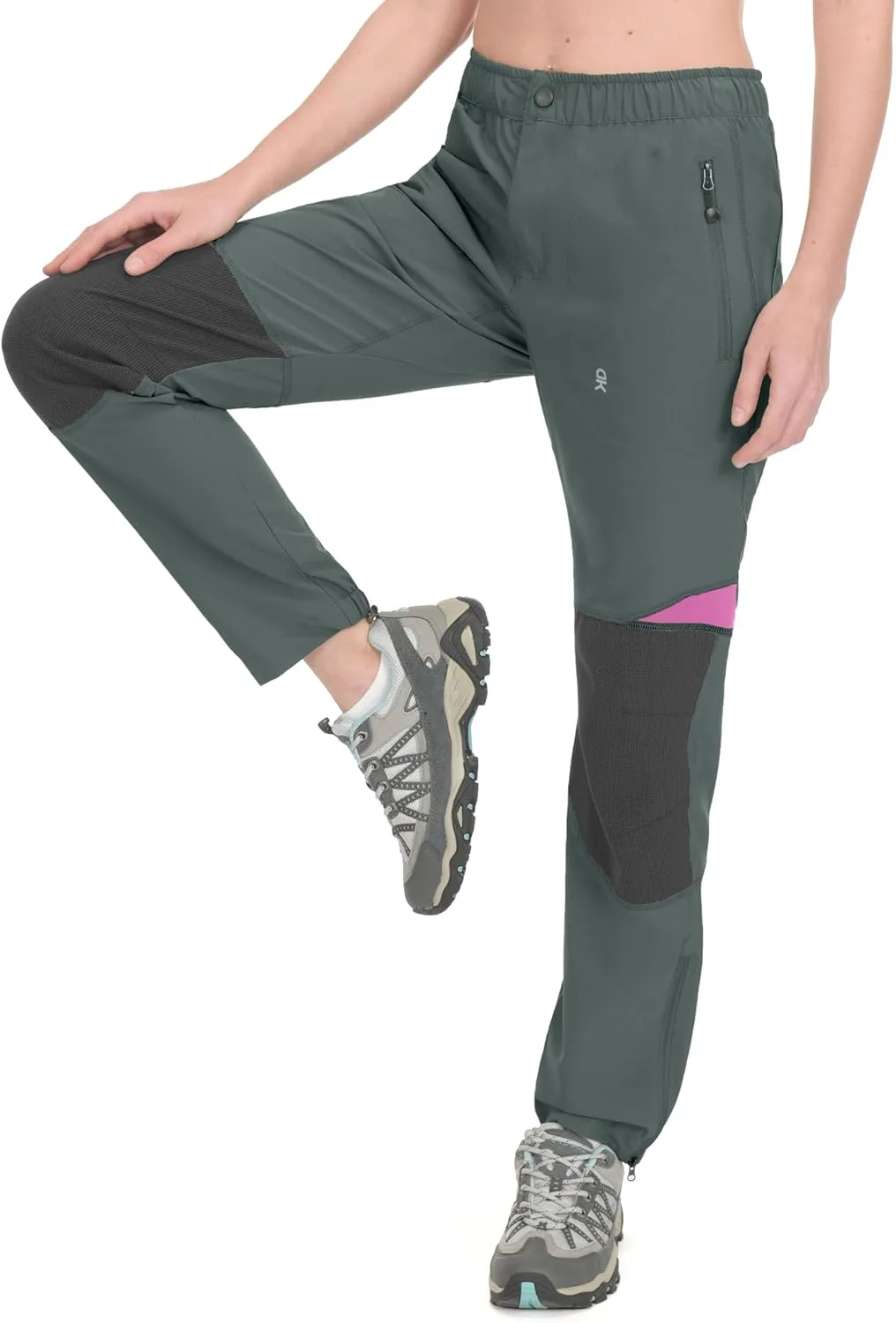 Little Donkey Andy Women's Lightweight Quick Dry Hiking Pants Reinforced Knees UPF 50 for Mountain Climbing Camping