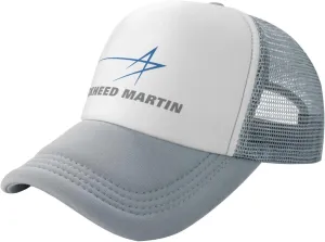 Lockheed Martin Breathable Mesh Hat with Team Logo Fashion Trucker Hats Adjustable Baseball Cap