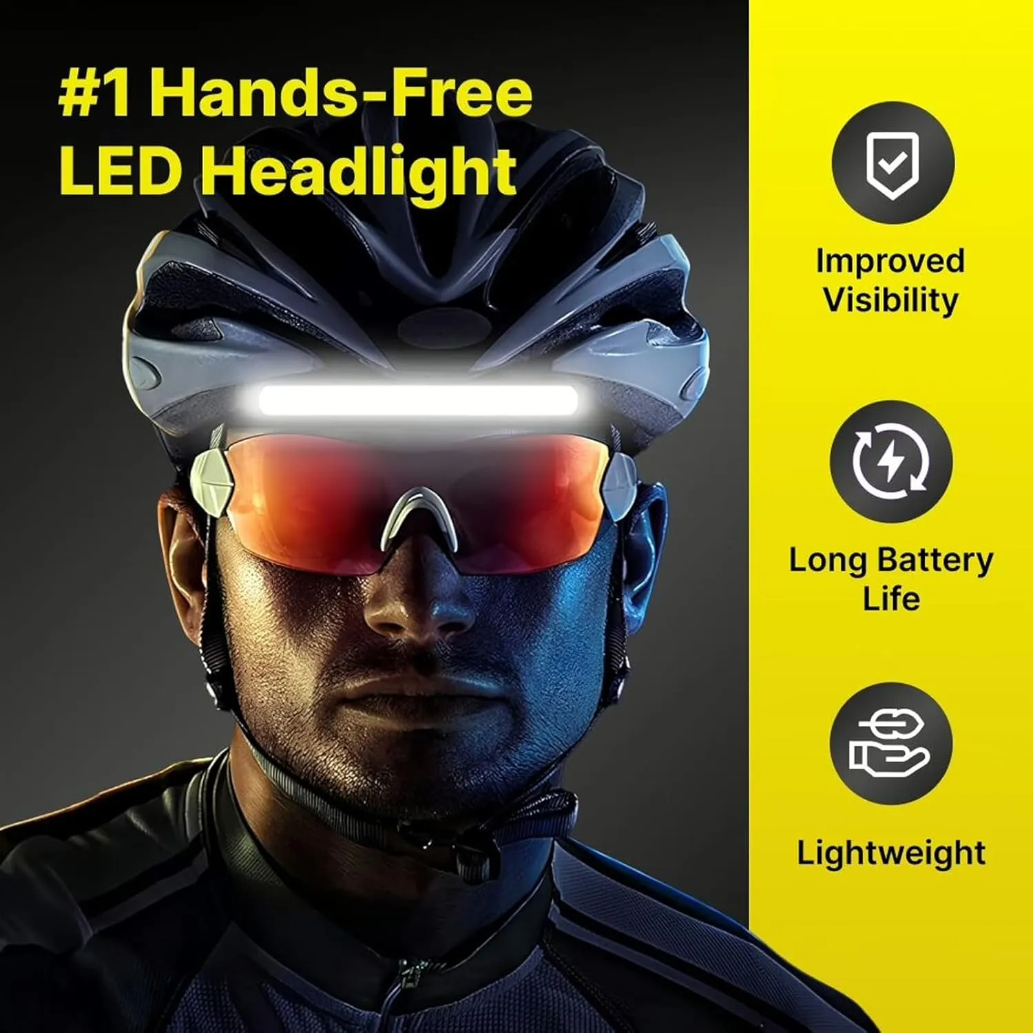 Lumen Light Headlamp Rechargeable, Lumenlight LED Headlamp, 230° Wide Beam Head Lamp with Motion Sensor for Adults, 5 Mode Waterproof Lightweight for Outdoor Camping (2pcs)
