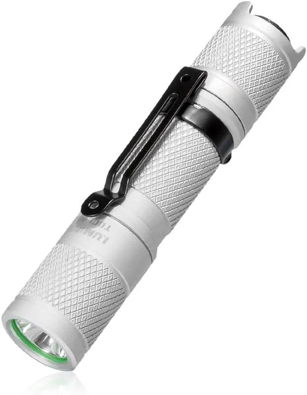 LUMINTOP LED Pocket-Sized Flashlight Tool AA2.0 IPX-8 Waterproof Light 5 Modes 650 High Lumens Super Bright LED Torch for Power Failure, Camping and Hiking (White Version)
