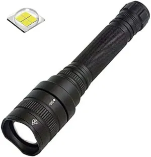 LUXNOVAQ LED Flashlight Powerful Super Bright Flashlight, High Lumen Zoomable Tactical Flashlights Waterproof Hand Torch Light with 5 Modes for Camping
