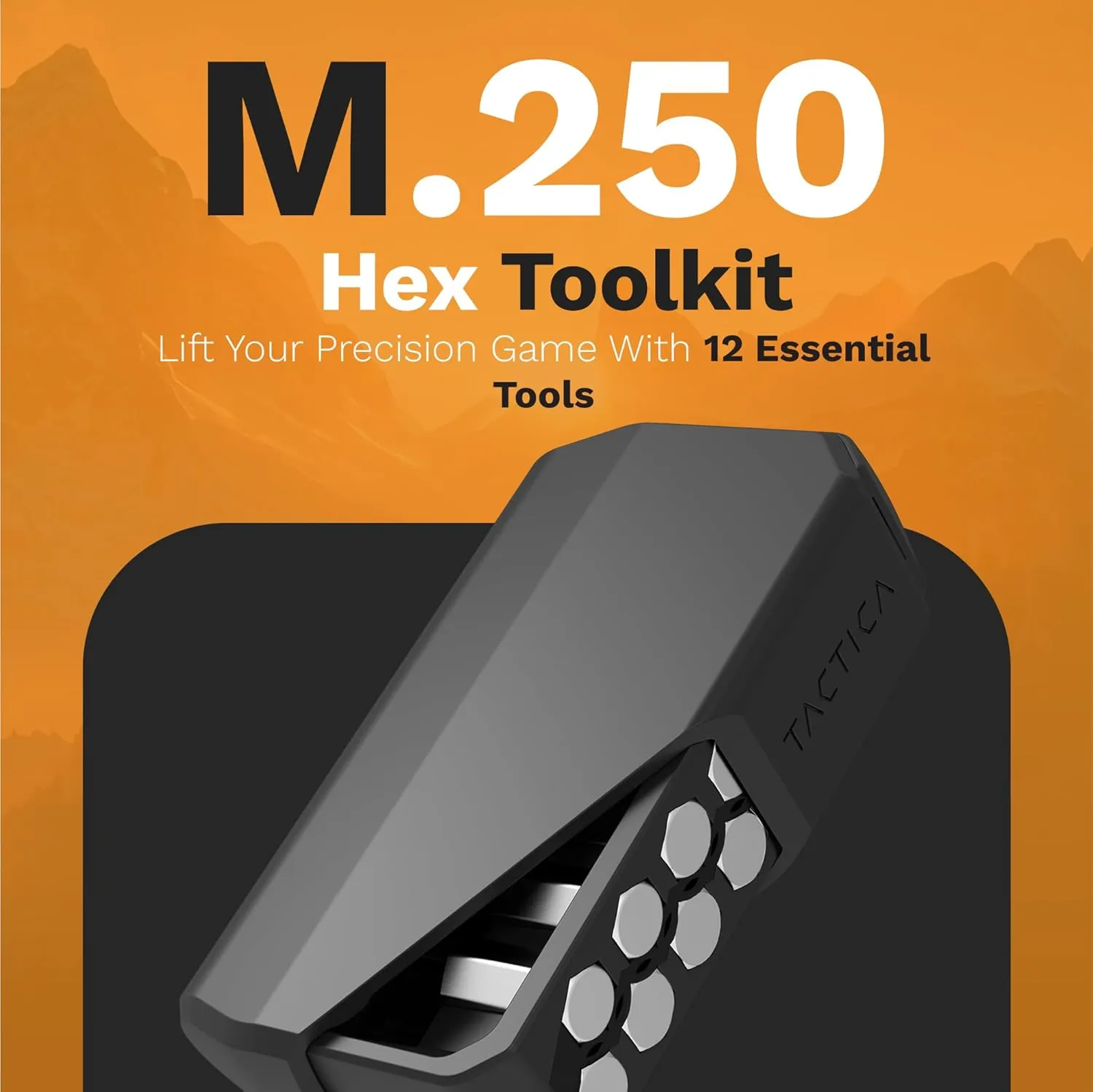 M.250 Hex Toolkit | Comprehensive 12-piece Screwdrivers Set | Features Allen keys, Phillips, Flats, and TORX | Compact And Portable Screwdriver Set for Every Quick Need