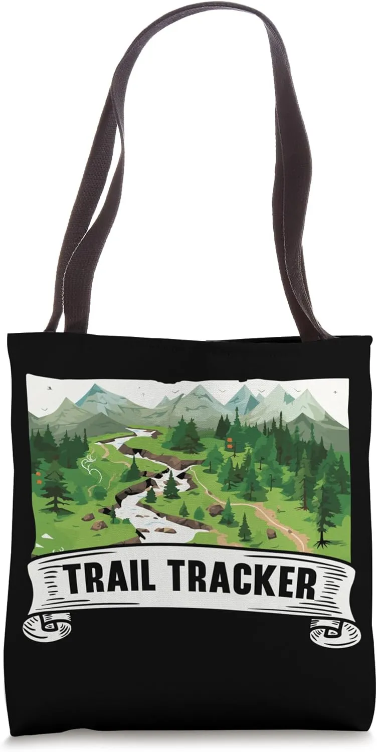 Map Trekking Navigation Race Orienteering Rogaining Tote Bag