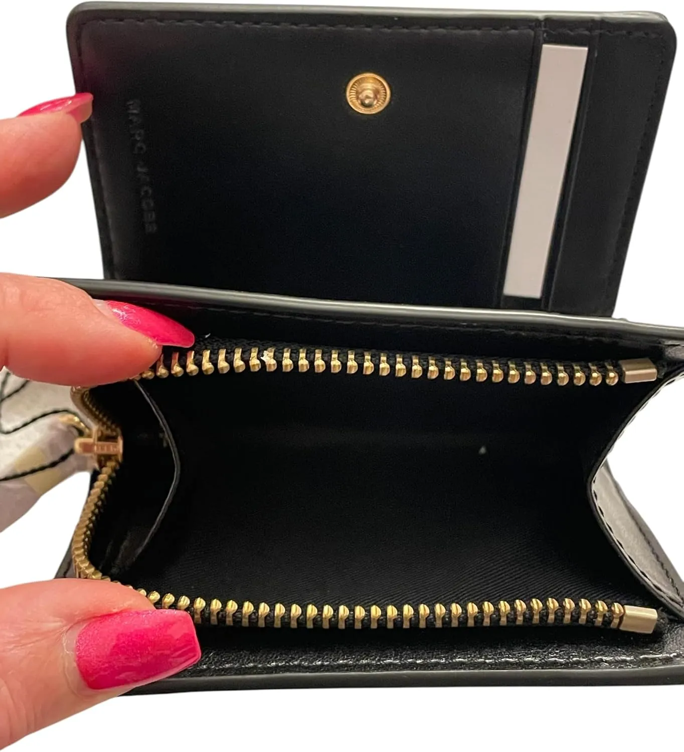 Marc Jacobs Workwear Mini Compact Bifold CC Wallet (Camo Multi)