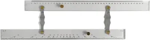 Marine Navigation Parallel Ruler Clear Acrylic Copper Construction for High Accuracy Boat Ship Drafting Transparent Scale Design
