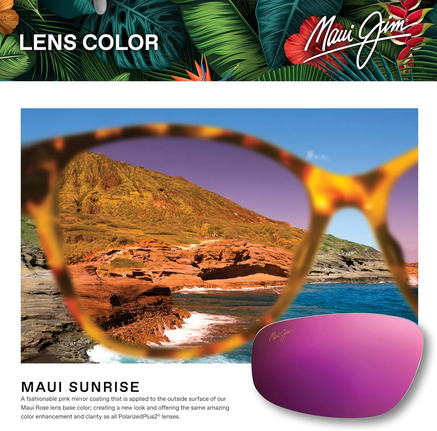 Maui Jim Piwai Af Square Sunglasses