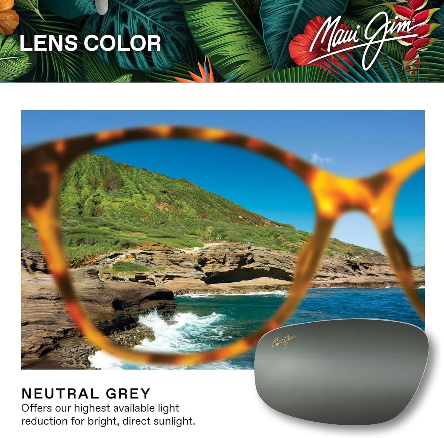 Maui Jim Piwai Af Square Sunglasses