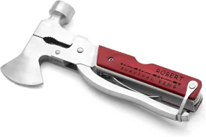 Maverton Multi-tool folding knife for man - Engraved multi purpose hand tools - Foldable 8-in pieces set tool for him- Personalized outdoor tool for traveler - Gadget for Birthday - SURVIVAL KING