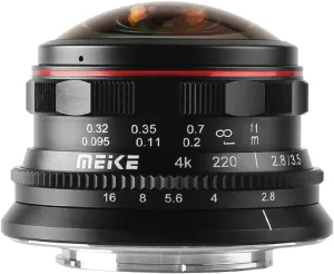 MEKE MK-3.5mm f2.8 Ultra Wide Circular Fisheye Lens for Olympus Panasonic Lumix MFT Micro 4/3 Mount Mirrorless
