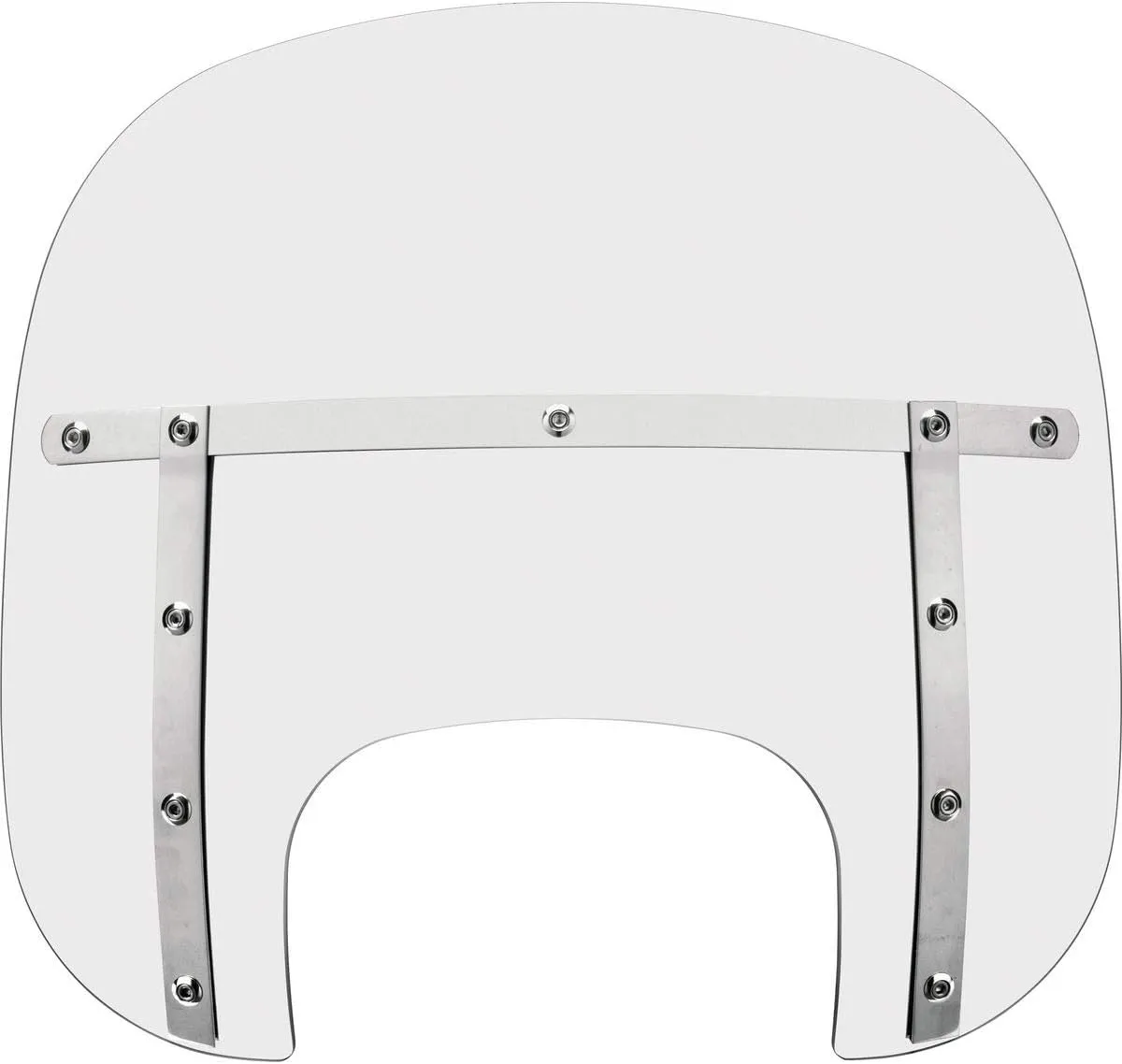 Memphis Shades Fats 13" Windshield, Clear MEM6000