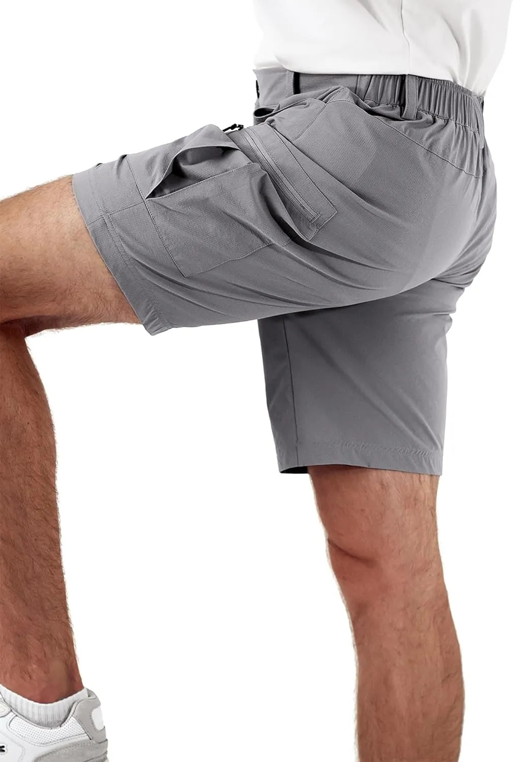 Mens Hiking Cargo Shorts Stretch Quick-Dry Outdoor Casual Work Shorts for Men Camping Fishing