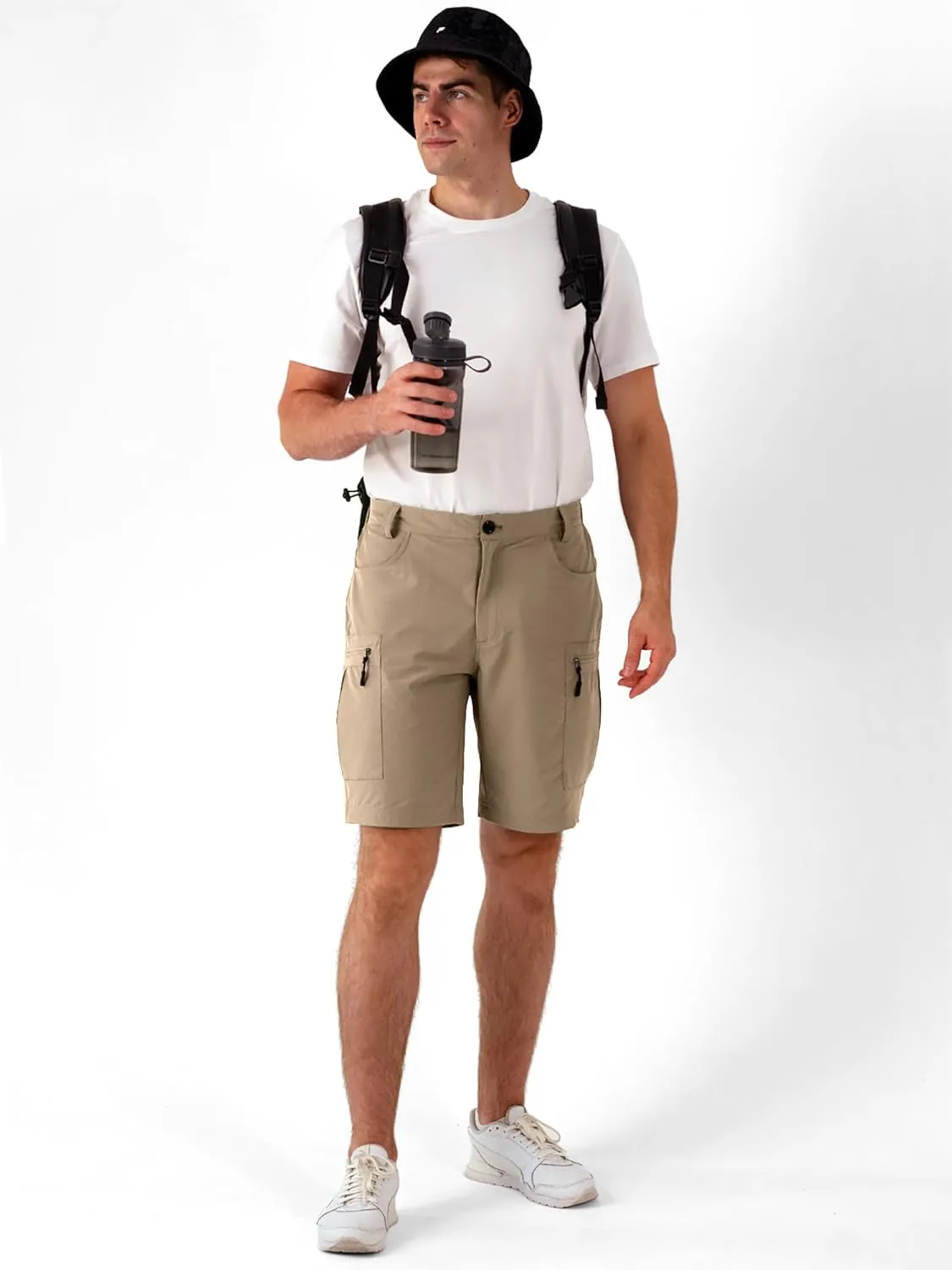 Mens Hiking Cargo Shorts Stretch Quick-Dry Outdoor Casual Work Shorts for Men Camping Fishing