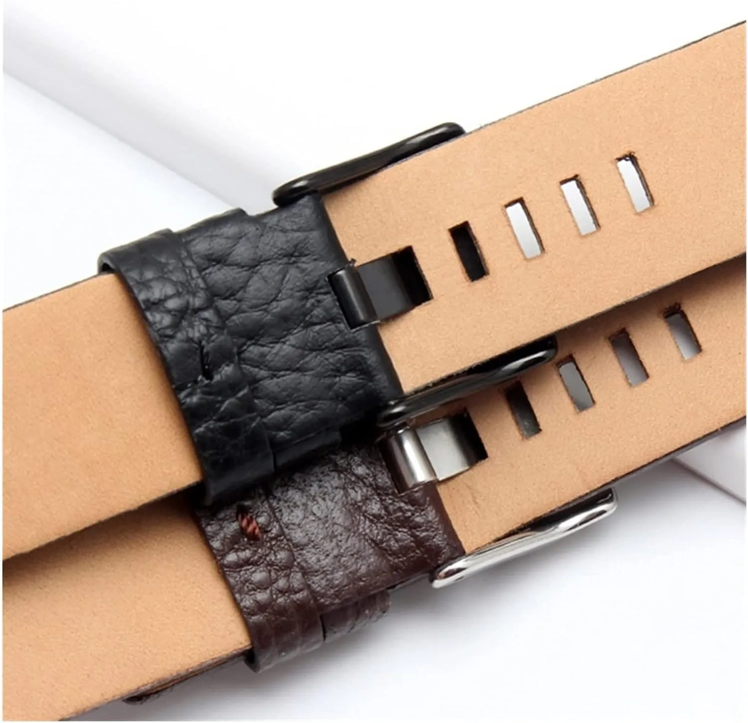 Men's Leather Watchbands for Diesel DZ1657 DZ1405 DZ120 Watch Strap Wrist Bands
