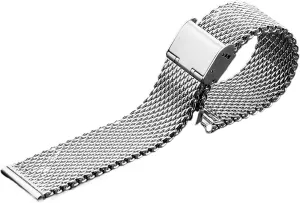 Mesh Stainless Steel Bands 18 20 22 24mm Men Miss Metal Universal Watchband