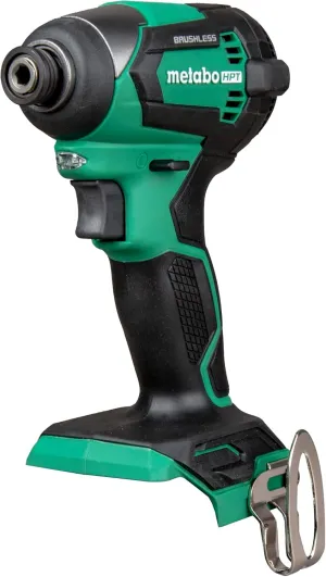 Metabo HPT 18V MultiVolt™ Impact Driver | Tool Only - No Battery | 1,549 in-lbs Torque | Brushless Motor | Compact Size & Weight | Lifetime Tool Warranty | WH18DEXQ4